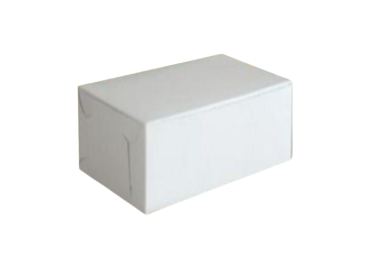 6" x 3.2" x 3" White Cake Box - 250/case