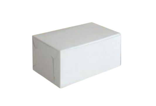 6" x 3.2" x 3" White Cake Box - 250/case