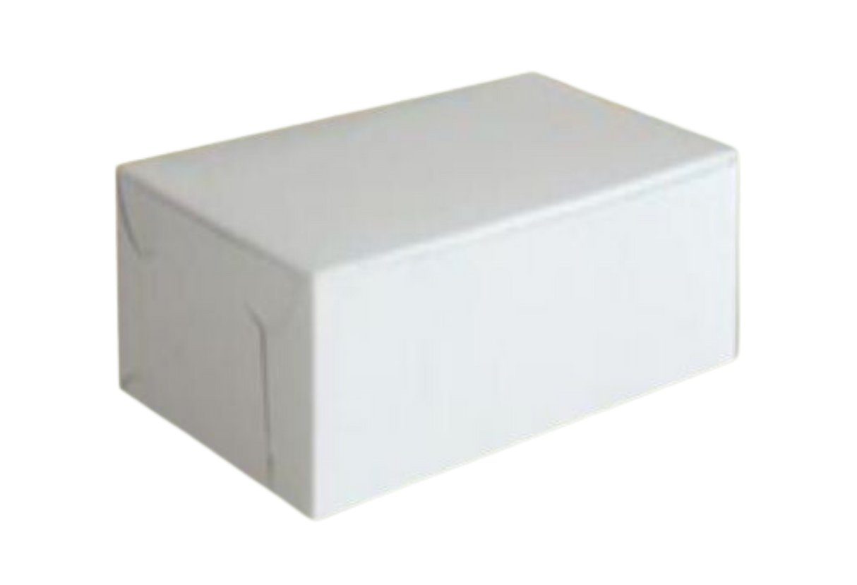 6.5" x 4" x 3" White Cake Box - 250pcs