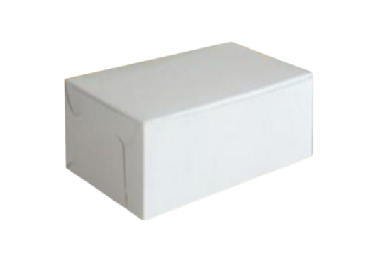 6.5" x 4" x 3"  White Cake Box - 250/case