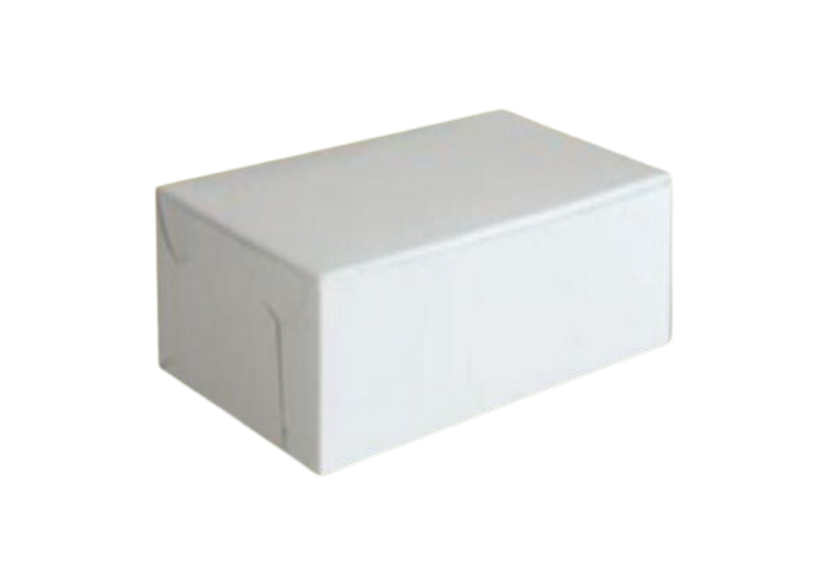 6.5" x 4.5" x 3.5" White Cake Box - 250/case