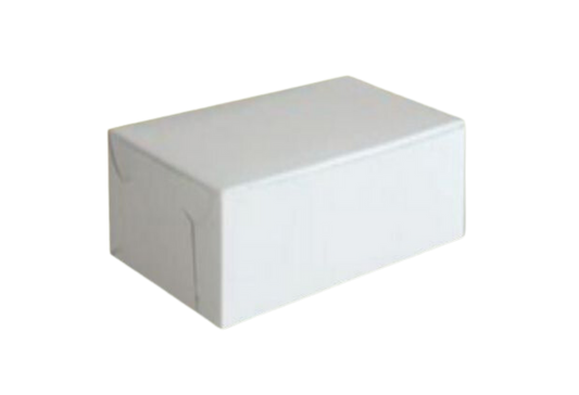 6.5" x 4.5" x 3.5" White Cake Box - 250/case