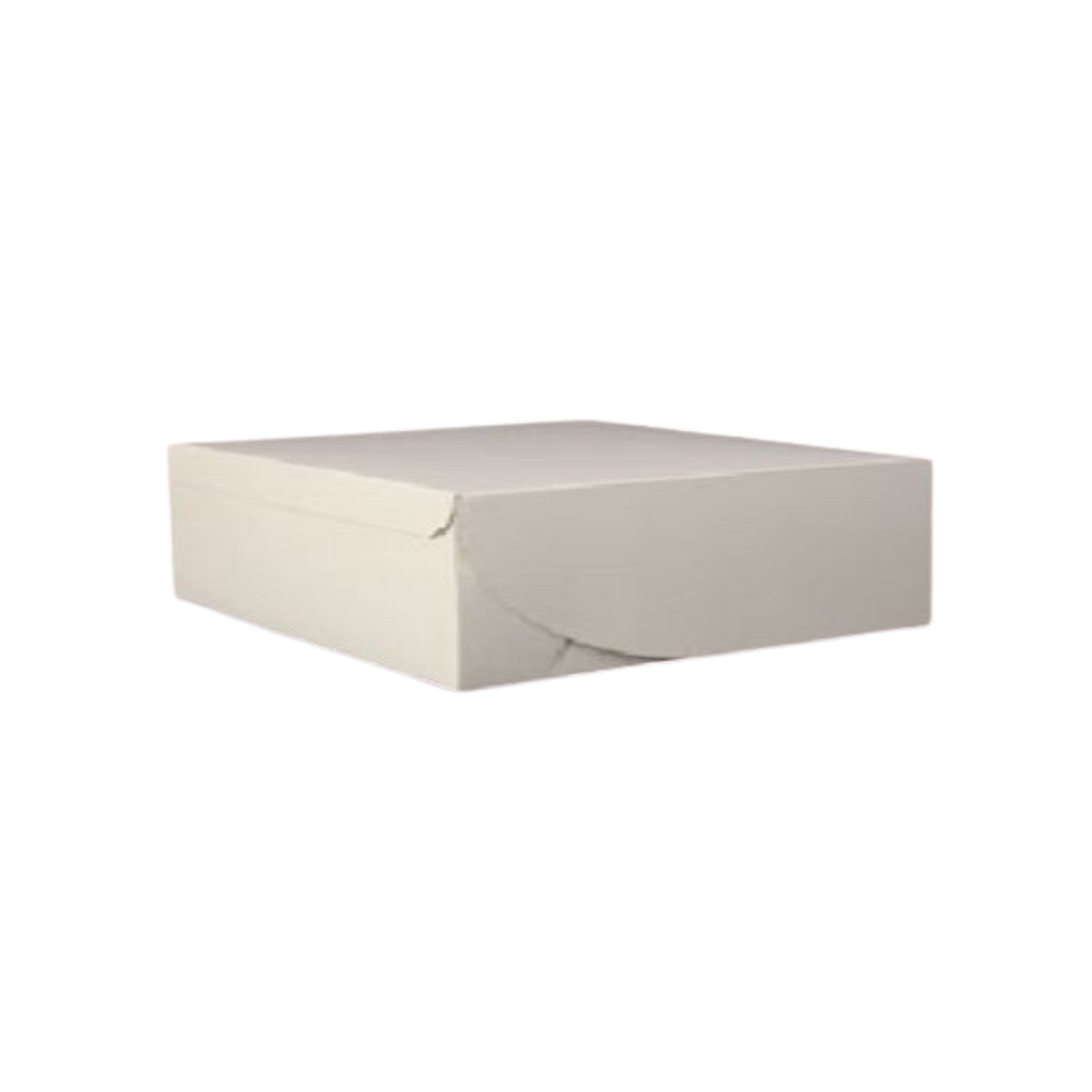 6" x 6" x 2.5" White Cake Box - 250/case