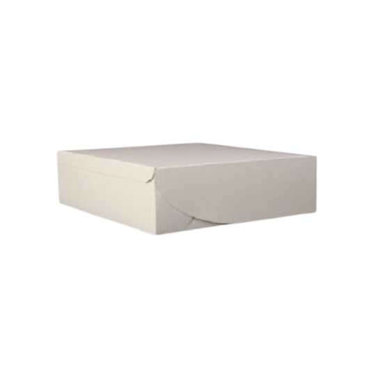6" x 6" x 2.5" White Cake Box - 250/case