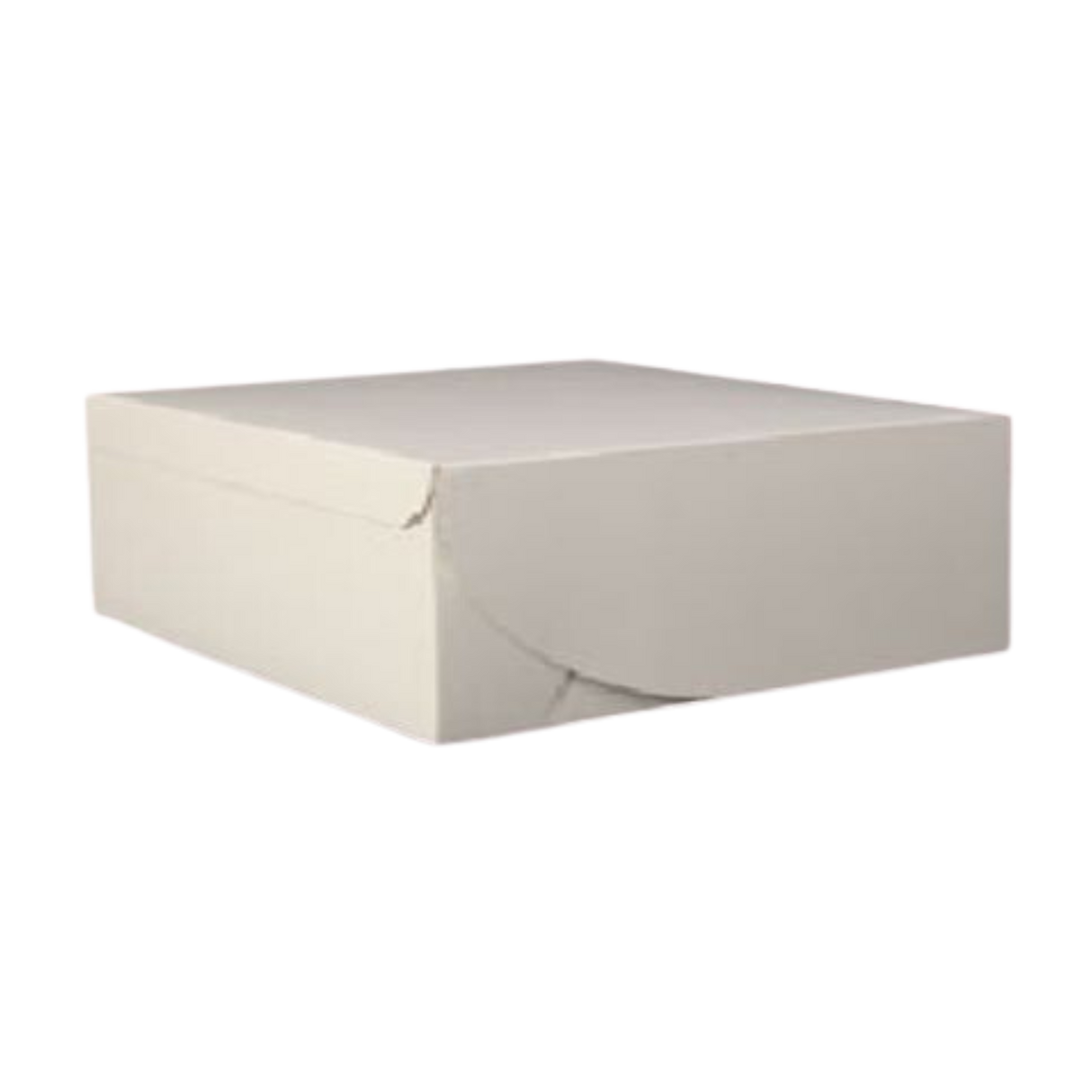 7" x 7" x 3.5" White Cake Box - 250/case