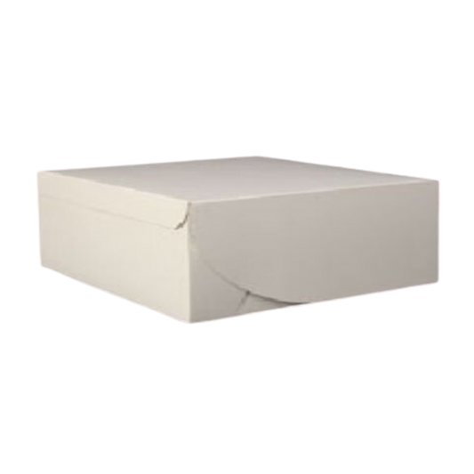 7" x 7" x 3.5" White Cake Box - 250/case