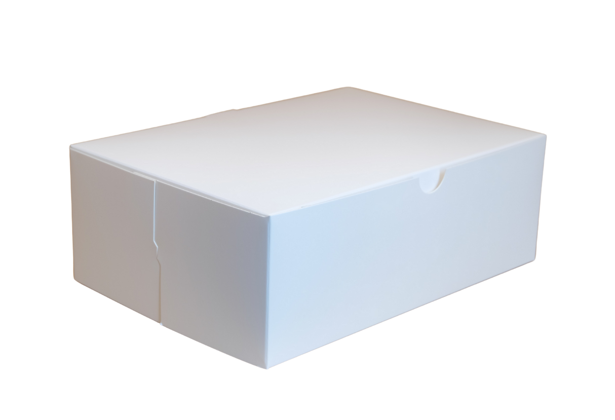 9" x 6" x 2.5" White Cake Box - 250 pcs