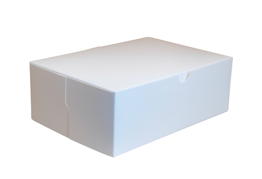 9" x 6" x 2.5" White Cake Box - 250 pcs
