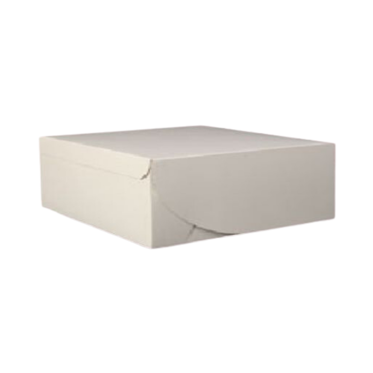 10" x 10" x 3.5" White Cake Boxes - 100pcs