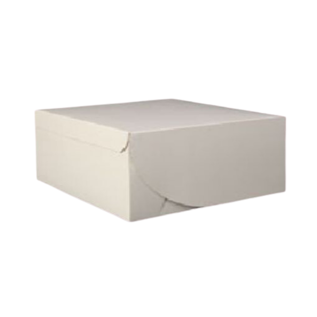 16" x 16" x 6" White Cake Box - 50/case