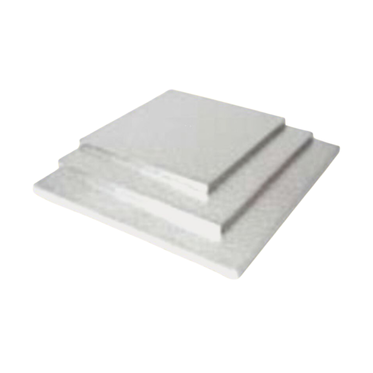 16" Square Foil Wrapped Cake Board - 12 pcs