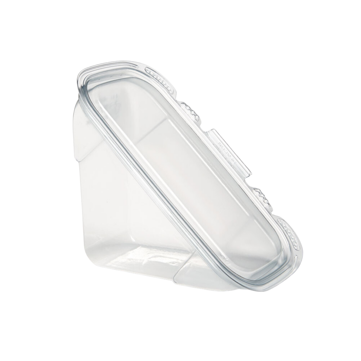 7.1" x 4.6" x 3.2" Extra Wide Plastic Sandwich Wedge - 295 pcs