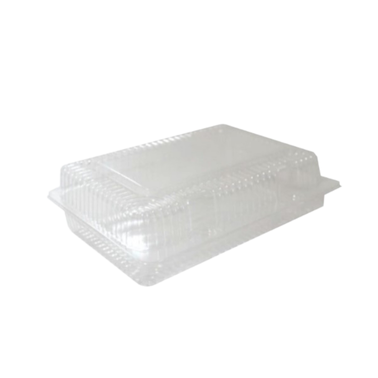 8" x 6" x 3" Clear Clamshell Plastic Container - 500pcs
