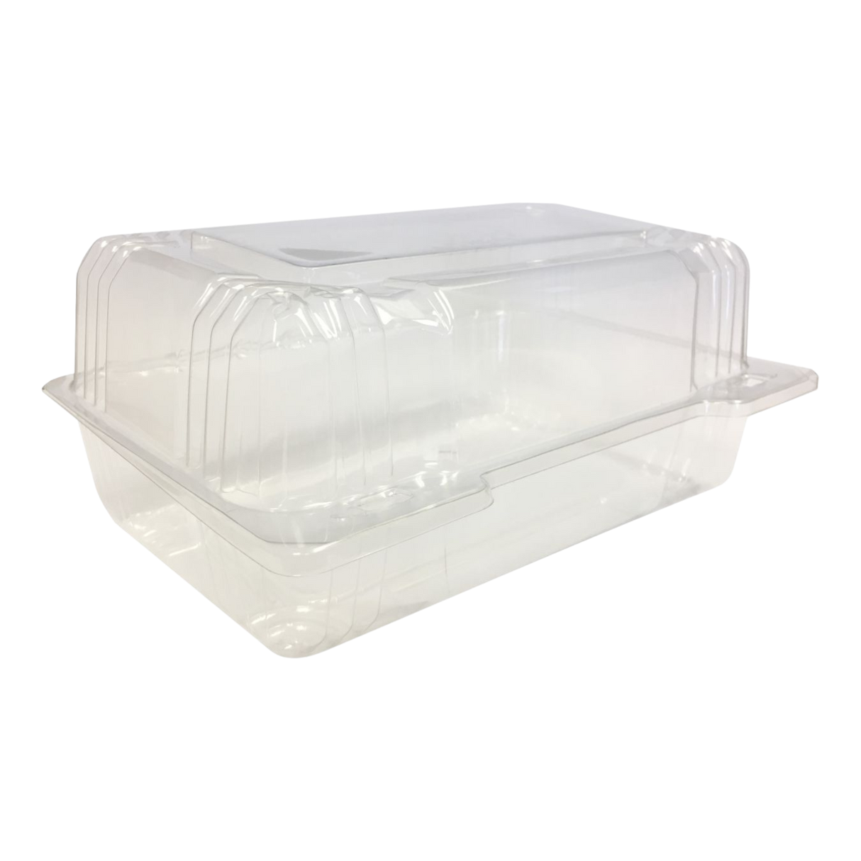 9" x 6" x 4" Clear Clamshell Plastic Container - 400pcs