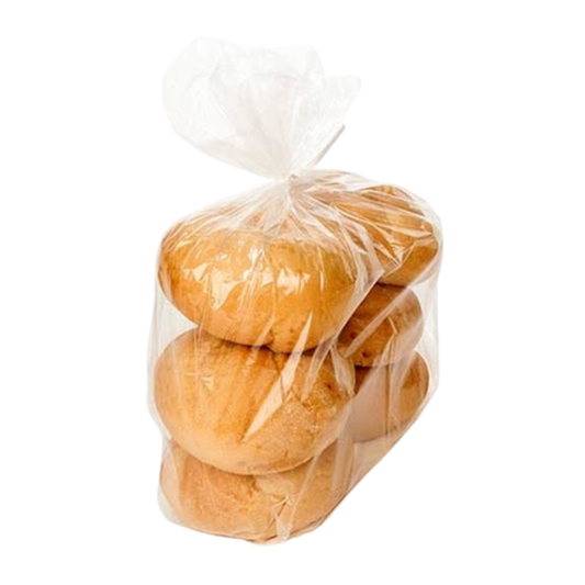 11lb Clear Side Gusseted Poly Bag - 500 pcs
