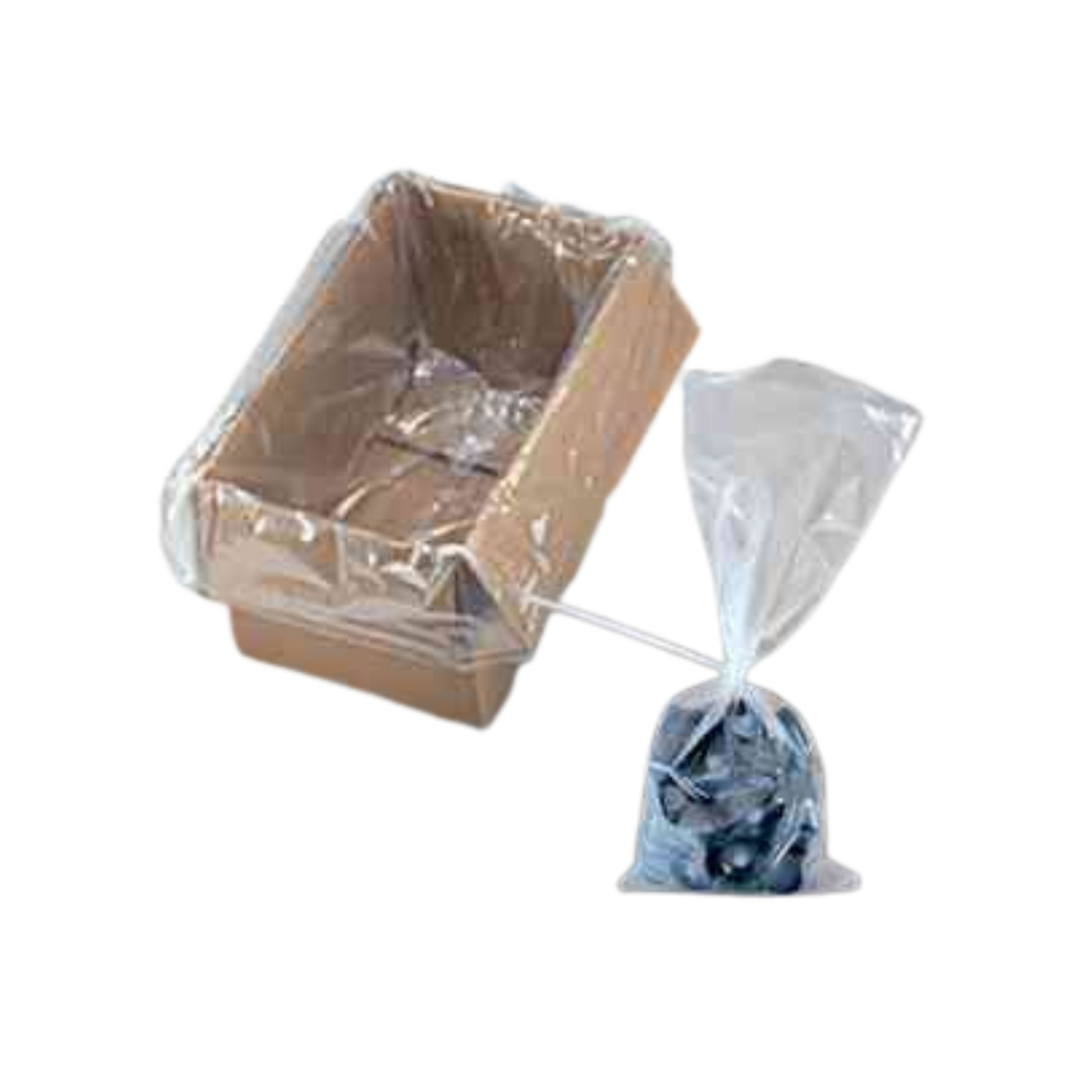 18" x 24", 1.25mil Clear Poly Bag - 500 pcs