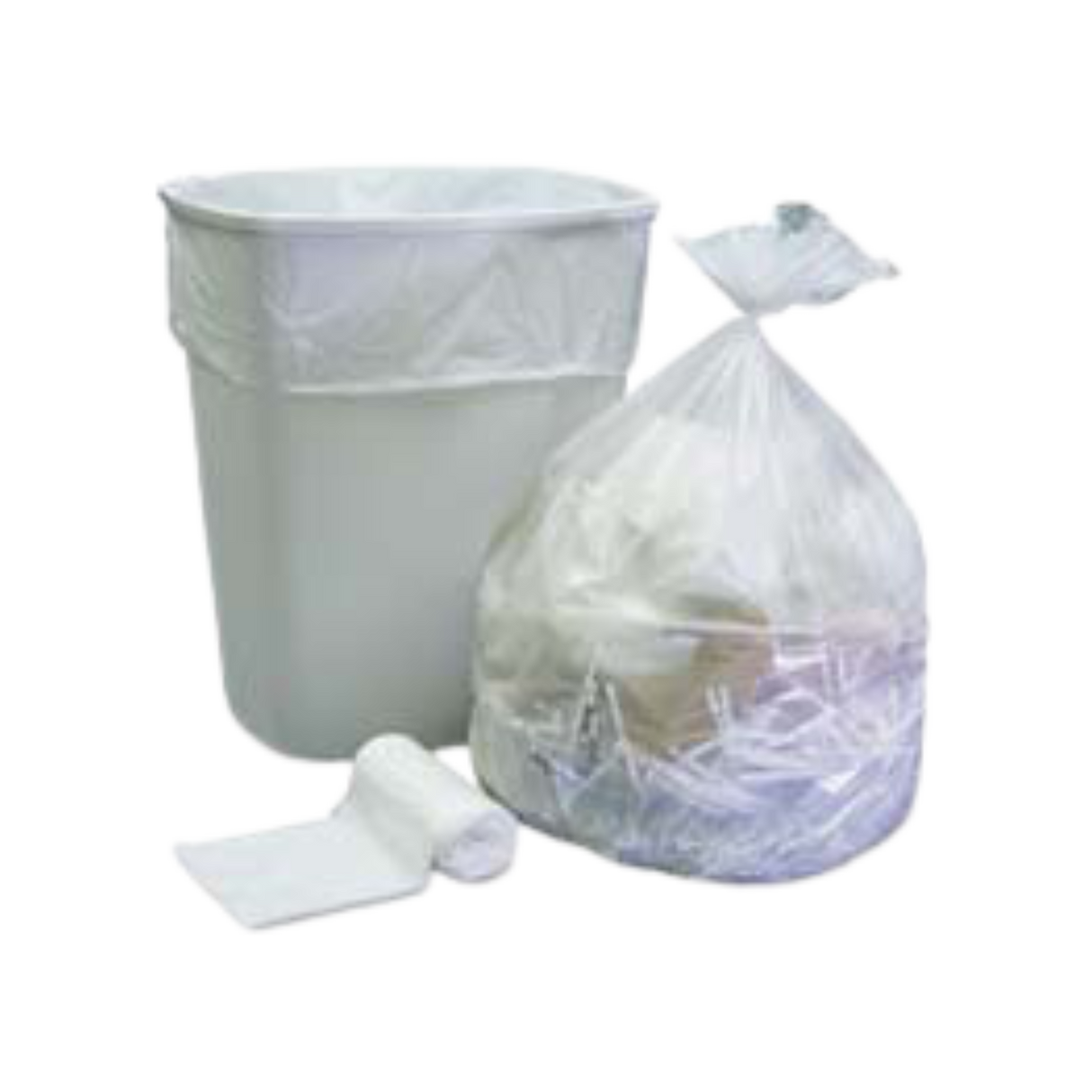 20" x 22" Regular Clear Garbage Bags - 500 pcs