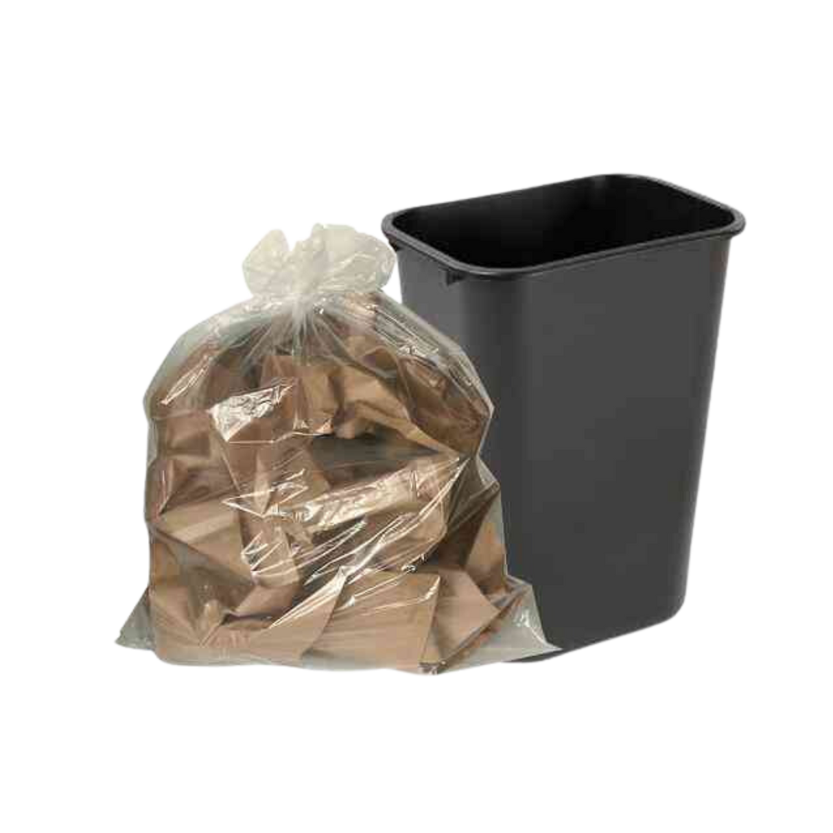30" x 38" Extra Strong Clear Garbage Bags - 100 pcs