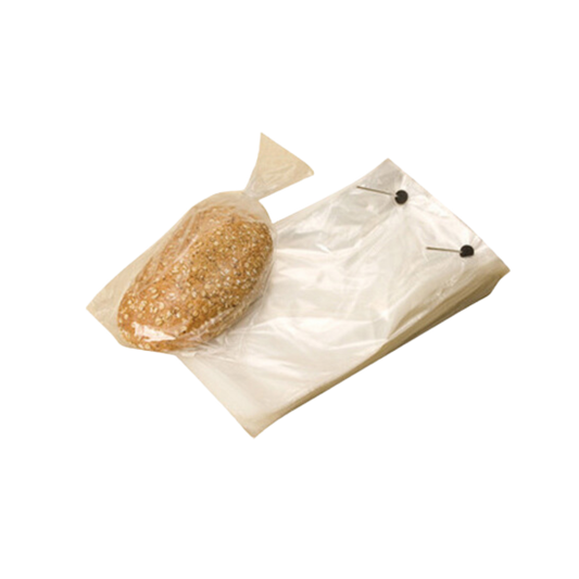 10" x 18.7" x 1.3" Clear Wicketed Poly Bags - 2000 pcs