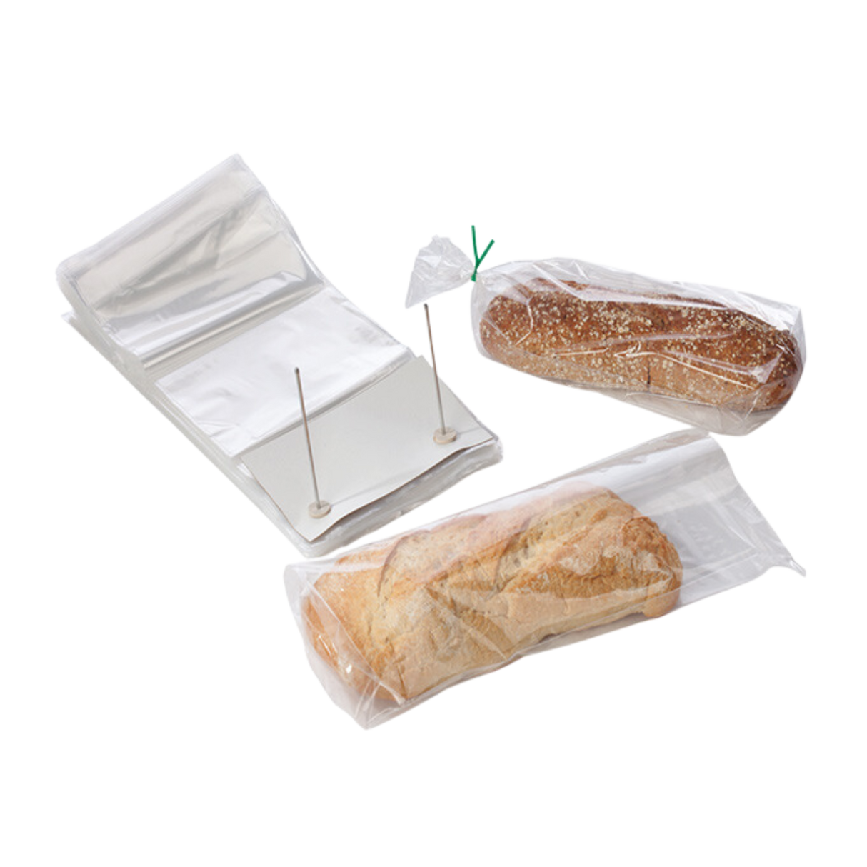 12" x 18.7" x 1.3" Clear Wicketed Poly Bags - 2000 pcs