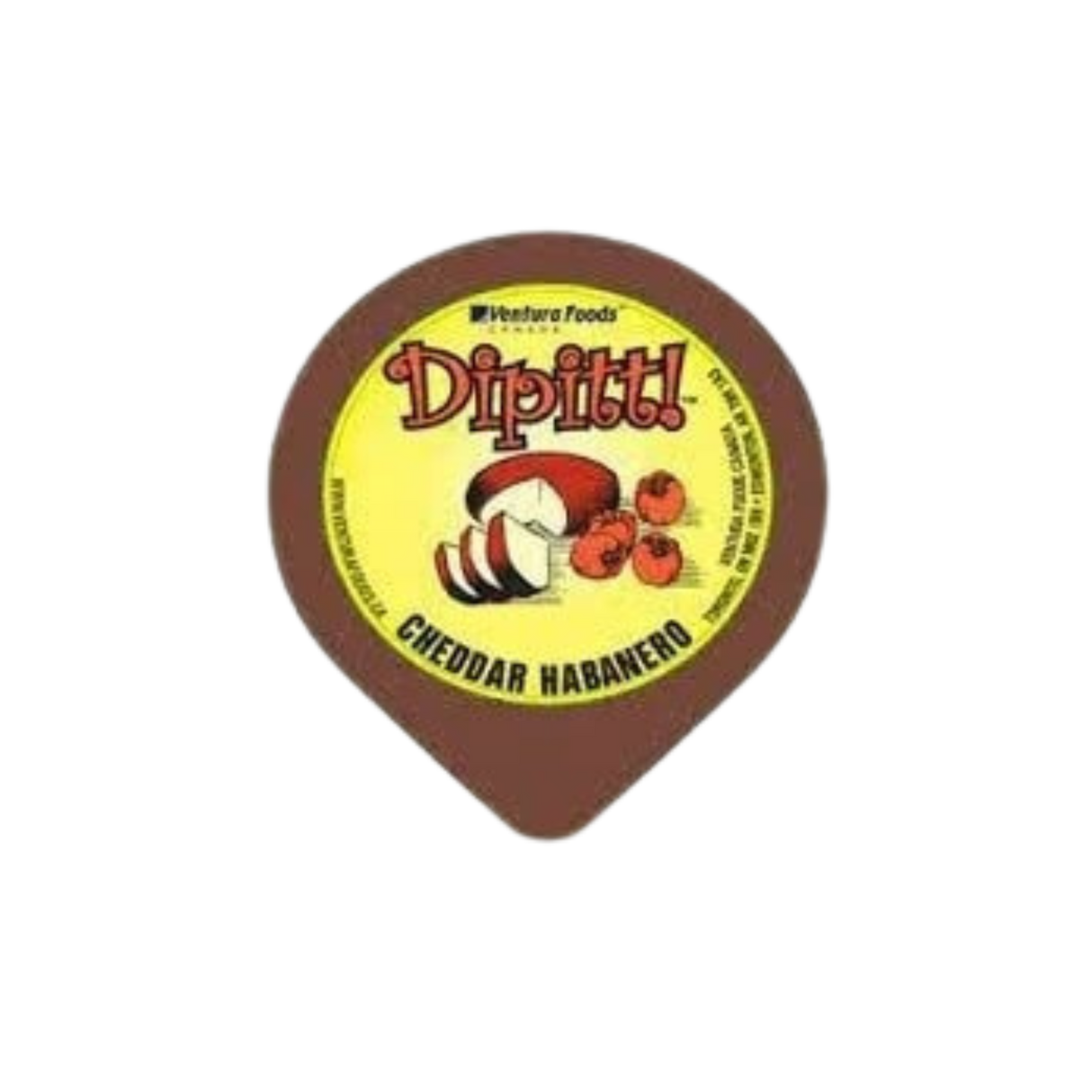 1.5oz Cheddar Habanero Dipitt - 96 pcs