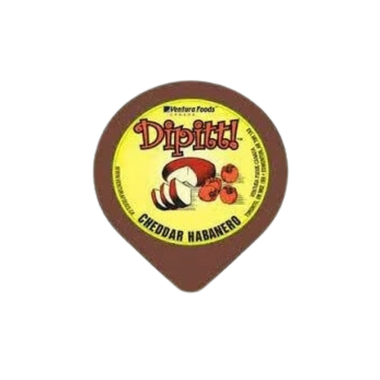 1.5oz Cheddar Habanero Dipitt - 96 pcs