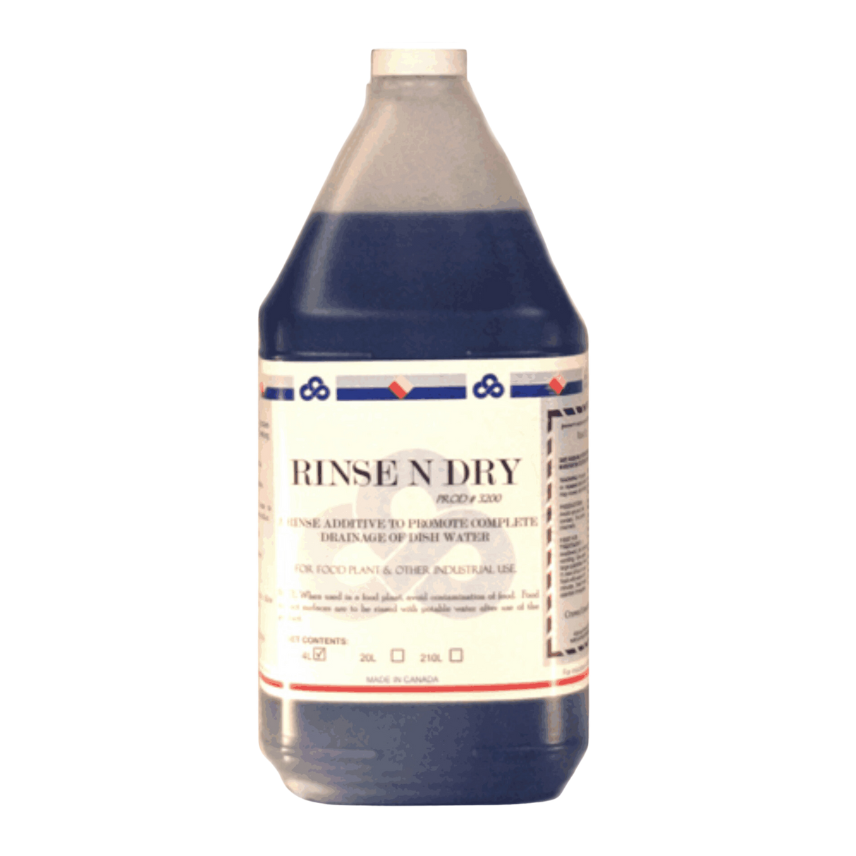 4L Heavy Duty Auto Dishwashing Rinse - 4 x 4L