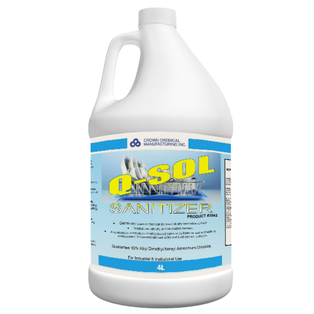 QSOL Sanitizer - 4L x 4