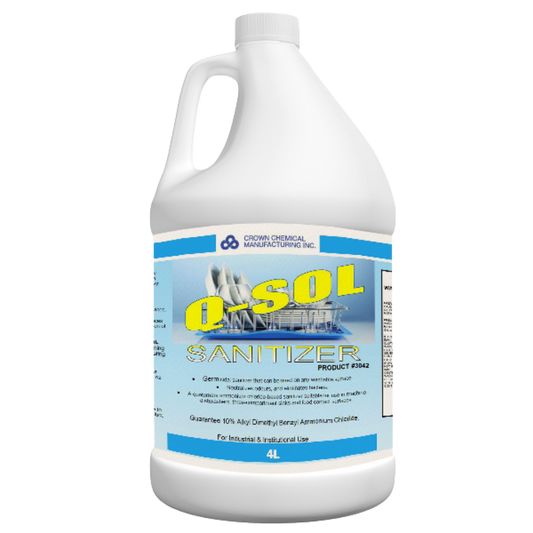 QSOL Sanitizer - 4L x 4