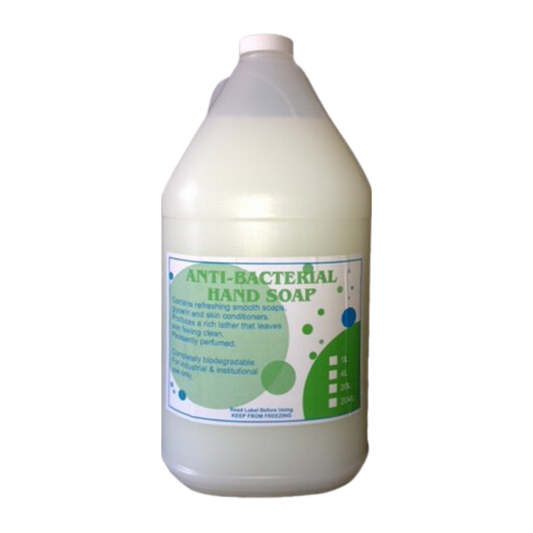 4L Antibacterial White Hand Soap - 4 x 4L