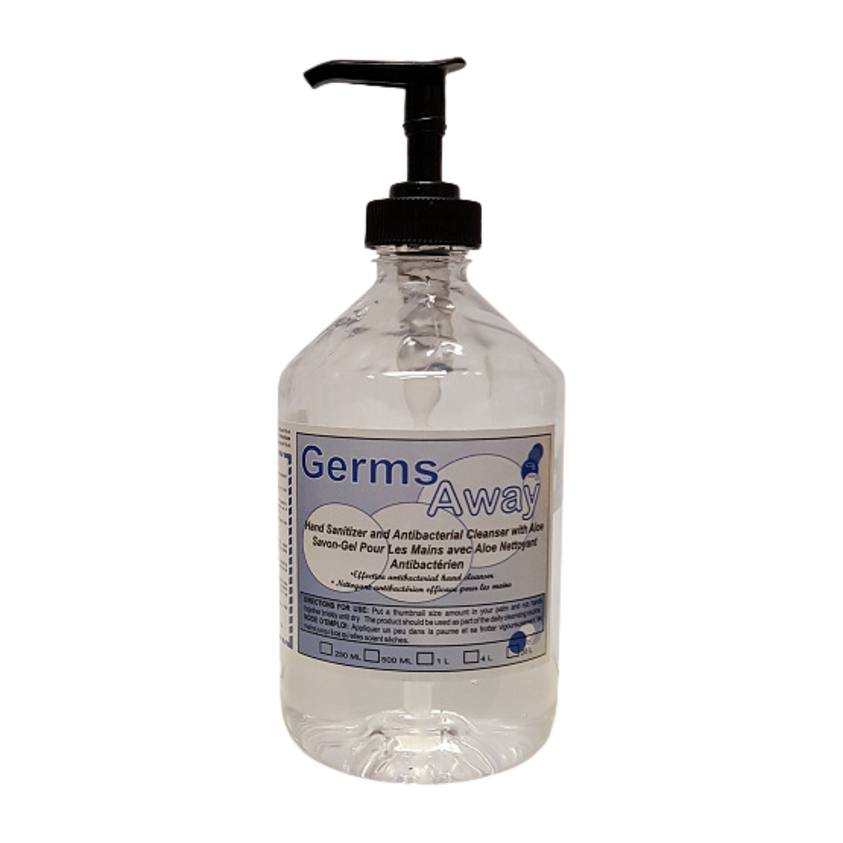 500ml Germs Away Hand Sanitizer With Hand Pump