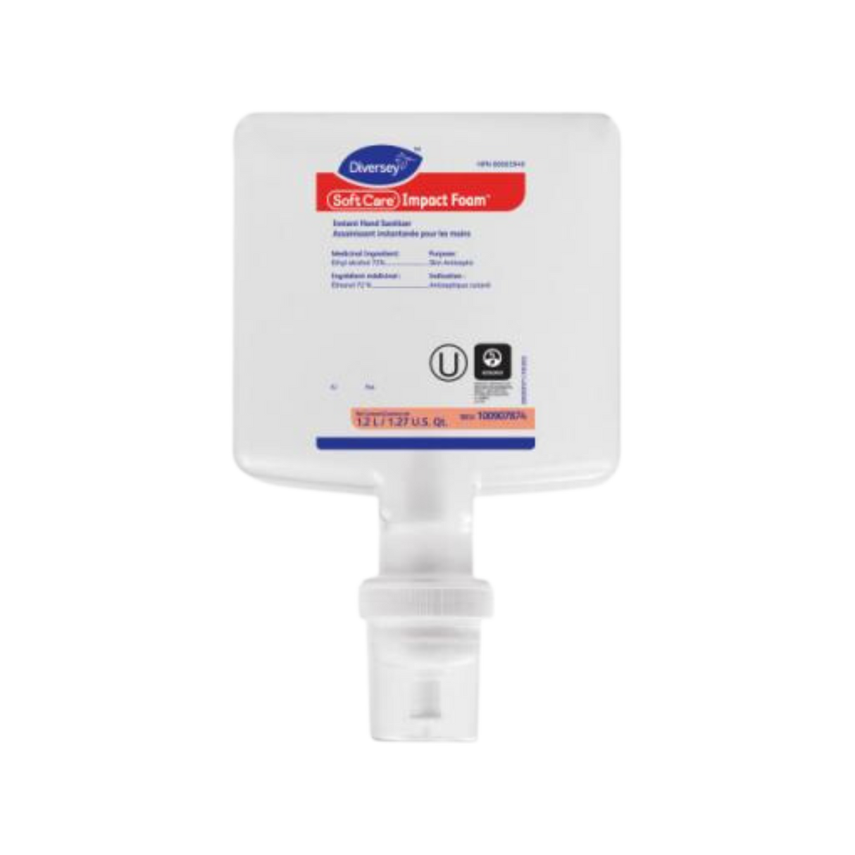1.2L Instant Foam Hand Sanitizer - 1.2L x 6/case