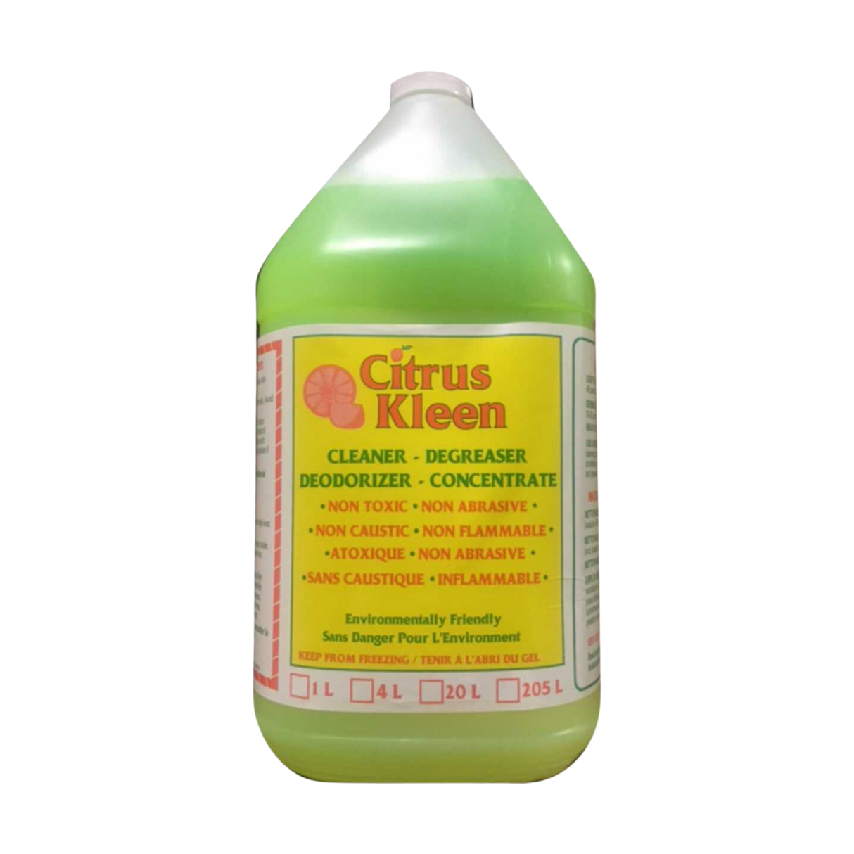 Citrus Kleen Scented Cleaner - 4 x 4L