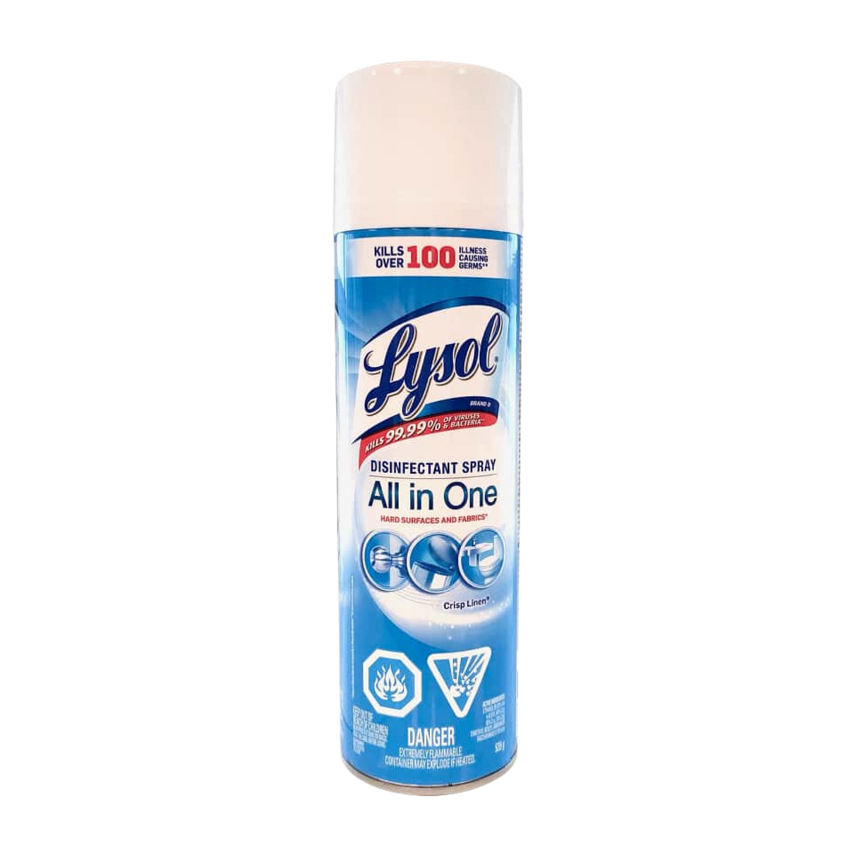 539 G Crisp Linen Lysol Aerosol Disinfectant Spray - 12/case