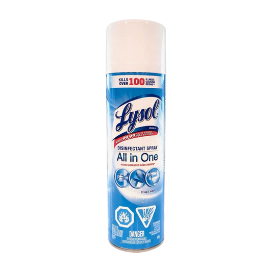 539 G Crisp Linen Lysol Aerosol Disinfectant Spray - 12/case