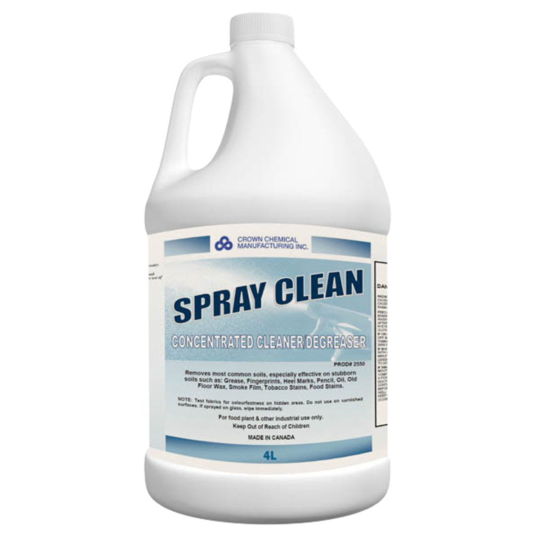 Concentrated Spray Cleaner - 4L x 4
