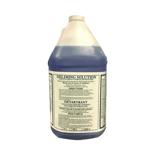 Deliming Solution for Toilets, Urinals and Porcelain Fixtures - 4 x 4L