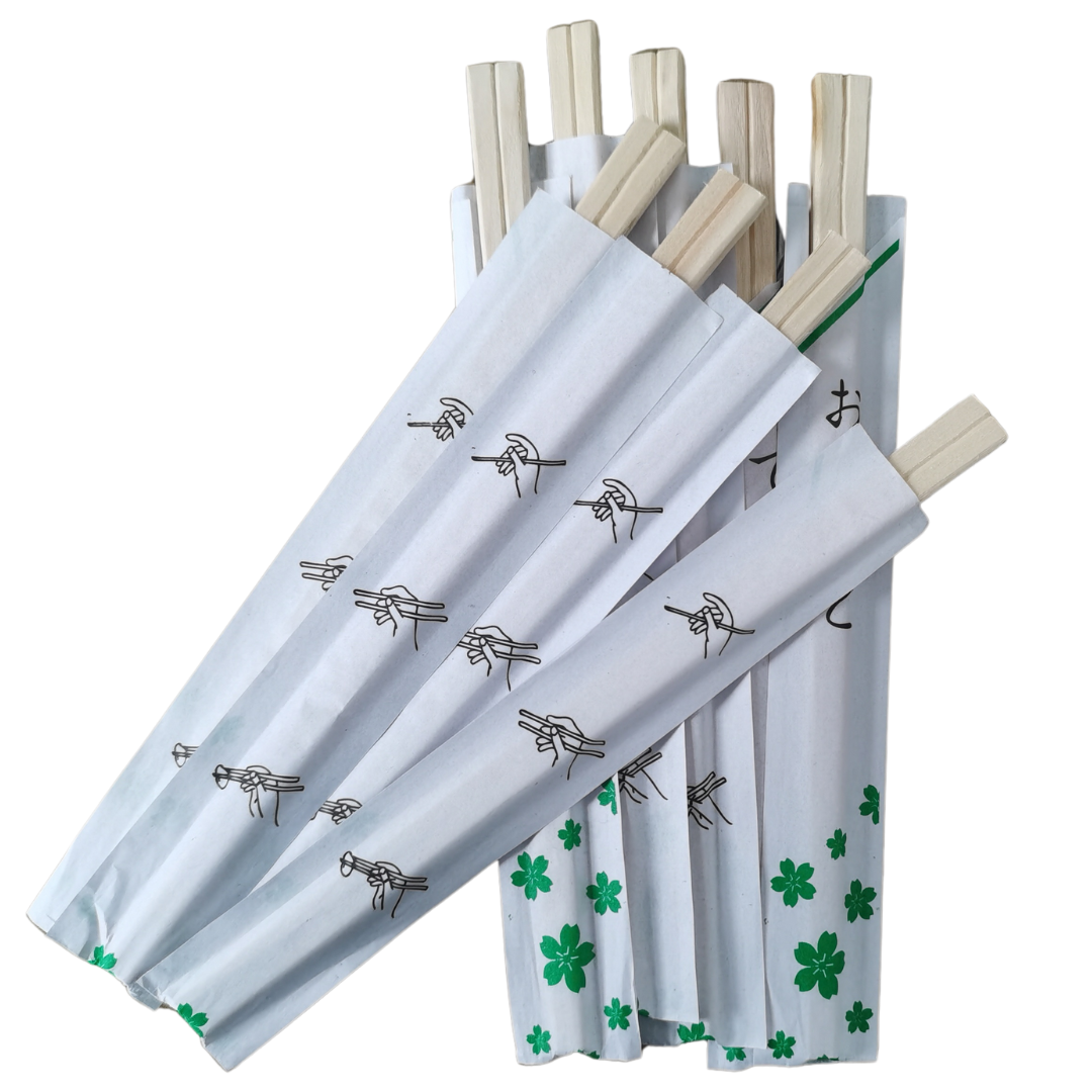 Individually Wrapped Bamboo Chopsticks - 3000 pcs