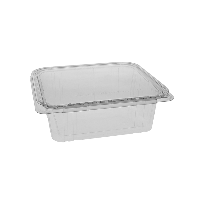 64oz Tamper evident Hinged Deli Containers - 150ct