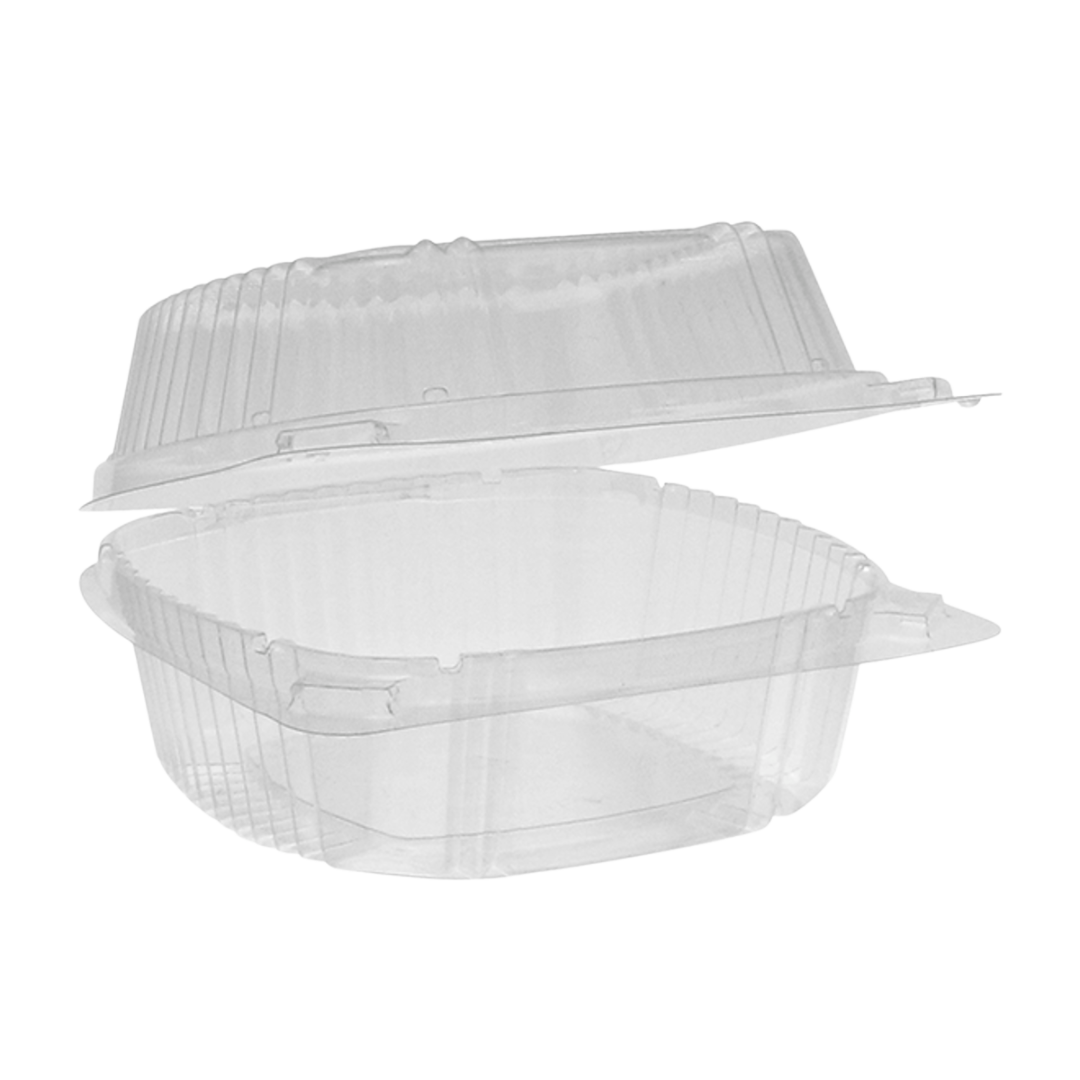 6" Plastic Clamshell Container - 500 pcs