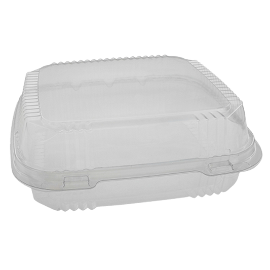 8" Plastic Clamshell Container - 200 pcs