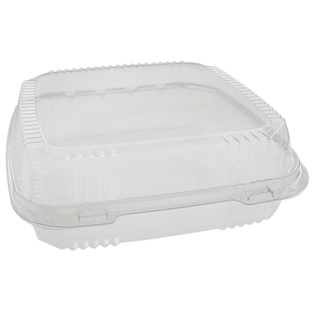 9" x 9" Plastic Clamshell Container - 200 pcs