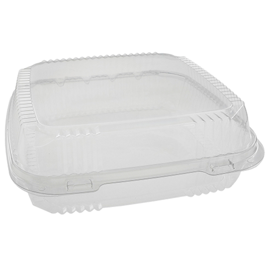 9" x 9" Plastic Clamshell Container - 200 pcs