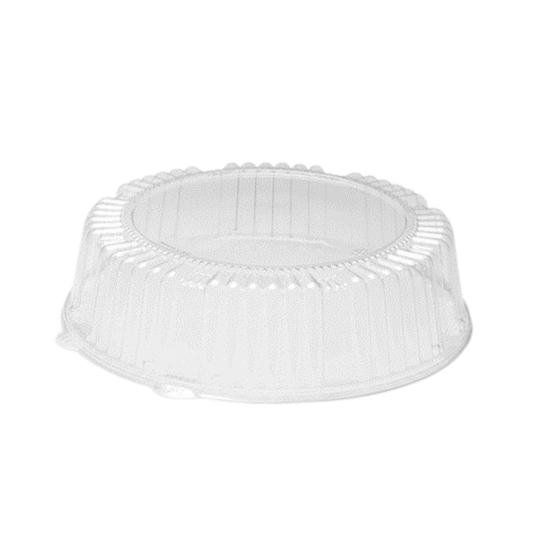 18" Clear PET Tray High Dome Lid - 25 pcs