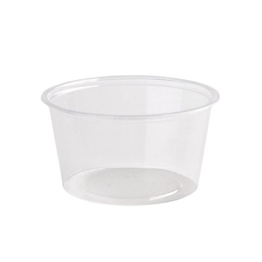 1oz Clear Plastic Portion Cups - 2500 pcs