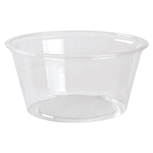 0.75oz Clear Plastic Portion Cups - 2500pcs