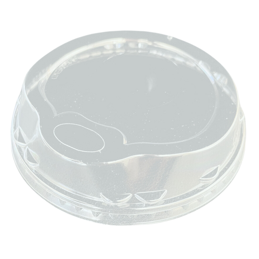 98 mm Strawless PET Dome Lids with Sippy Fit - 1000 pcs