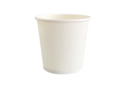 4oz White Paper Cups - 1000 pcs