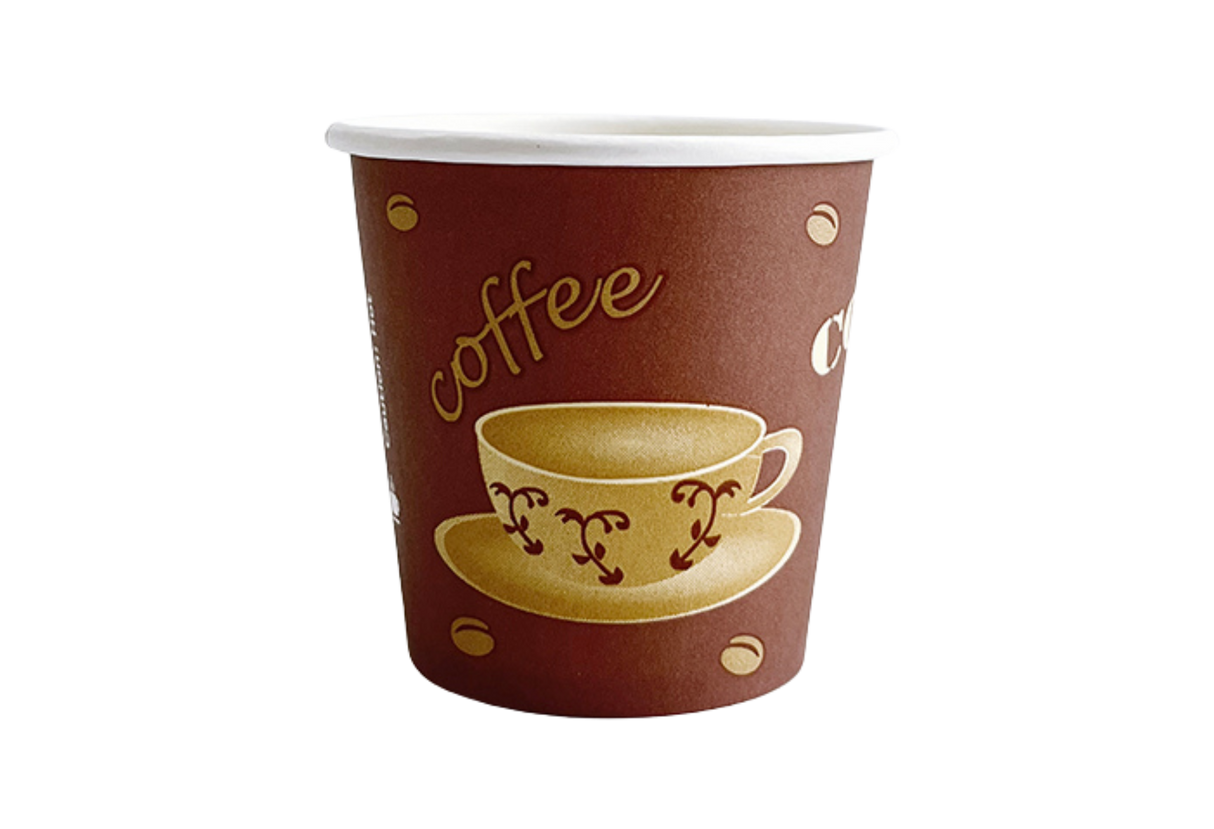 4oz Printed Paper Hot Cups - 1000 pcs
