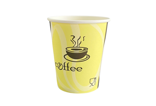 8oz Printed Paper Hot Cups - 1000 pcs